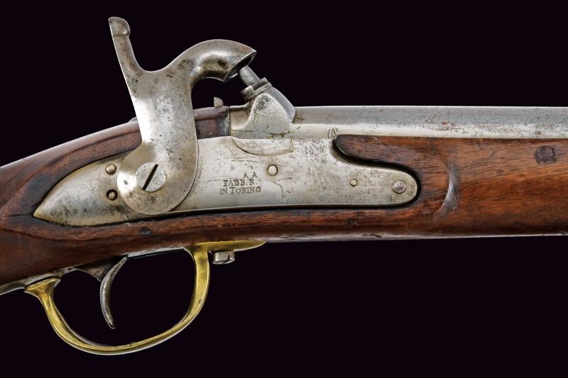 Torino, Moschetto ridotto a luminello per artiglieria mod. 1844, metà XIX secolo