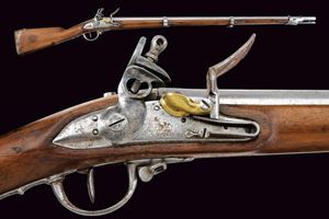 An 1823 model infantry flintlock gun