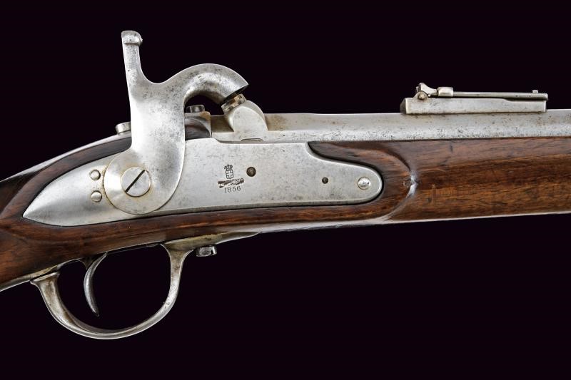 Carabina a luminello per bersaglieri Mod. 1856, cal. 18 mm in volata