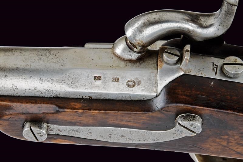 Carabina a luminello per bersaglieri Mod. 1856, cal. 18 mm in volata