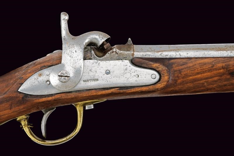Regno di Sardegna, Pistolone da falegnami di fanteria Mod. 1845 a luminello