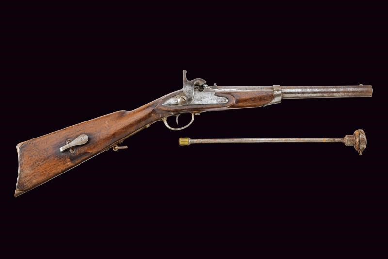 Arma da cavalleria, Pistolone modello 1843 a luminello con bacchetta disgiunta
