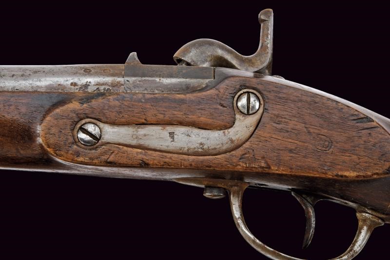 Arma da cavalleria, Pistolone modello 1843 a luminello con bacchetta disgiunta