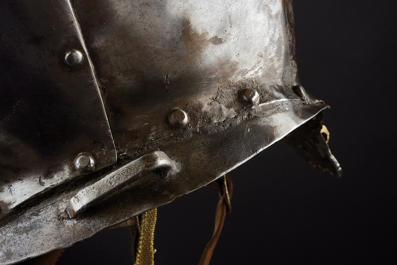 "Bocca di rana" (Stechhelm), elmo medievale, Germania, XX secolo