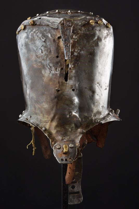 "Bocca di rana" (Stechhelm), elmo medievale, Germania, XX secolo