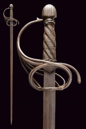 A rapier in the late 16th century style