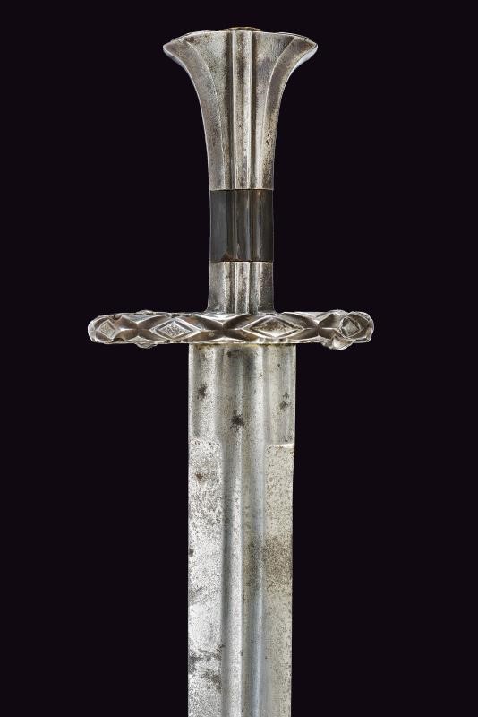 XIX secolo, Bella lanzichenetta “Katzbalger” in stile del XVI secolo, svizzera