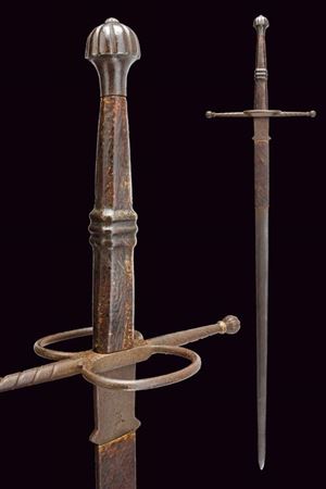 A two-handed sword