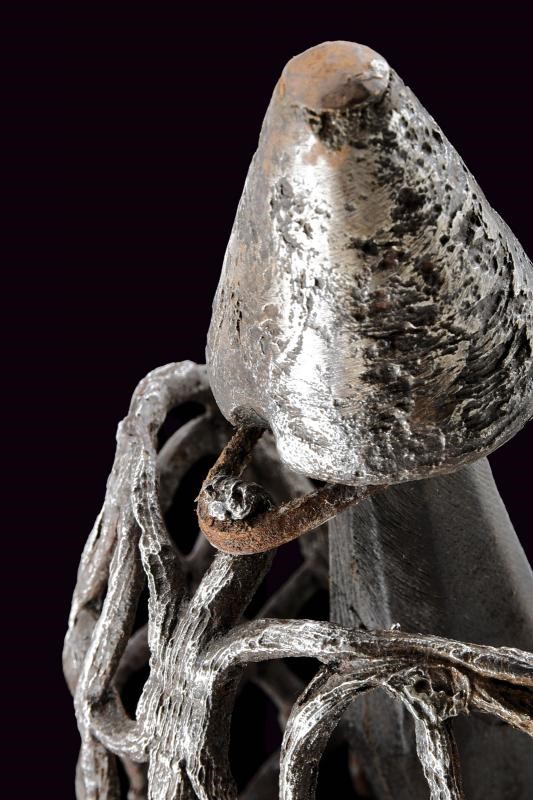 Spada con fornimento a gabbia, lama dritta a un filo e controfilo (terzo quarto del XVI secolo)
