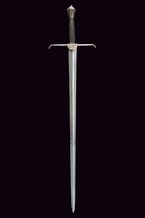An estoc (thrusting sword)