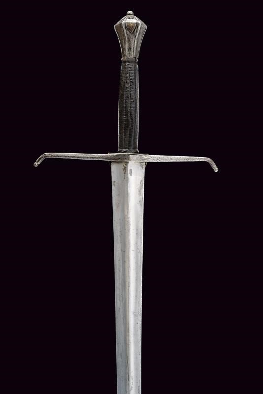 Spada da stocco, lama dritta a due fili (circa 1480)