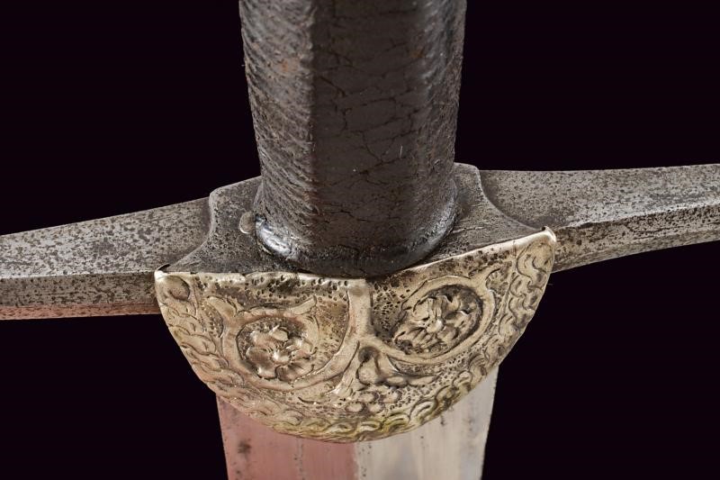 Spada da stocco, lama dritta a due fili (circa 1480)
