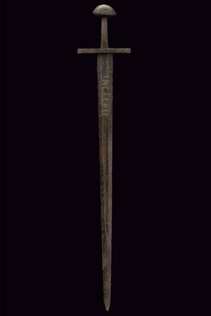 An important and rare knightly sword