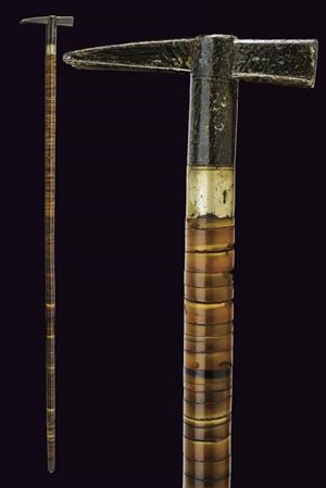 A defense walking stick