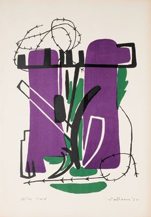 Santomaso. Sei litografie a colori. Presentazione di Carlo Levi