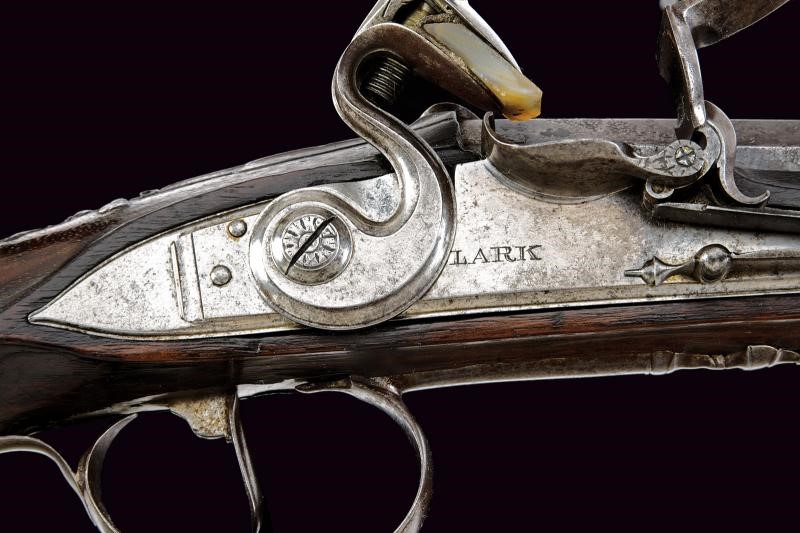 Watell Clark, Fucile a pietra focaia inglese a canna liscia (cal. 15 mm)