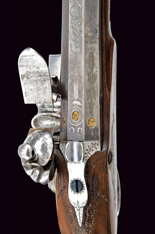 Auguste Bizalion & Cie., Fucile a pietra focaia mancino, St. Etienne (ca. 1825-1830)