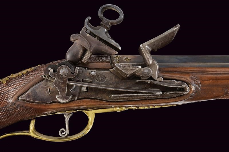 Fusile a micheletta, canna liscia in due ordini, Napoli (circa 1800)