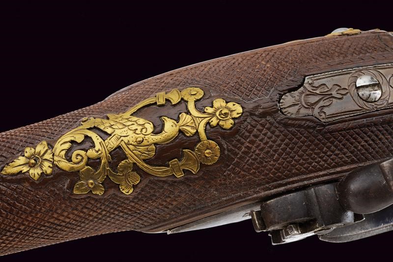 Fusile a micheletta, canna liscia in due ordini, Napoli (circa 1800)