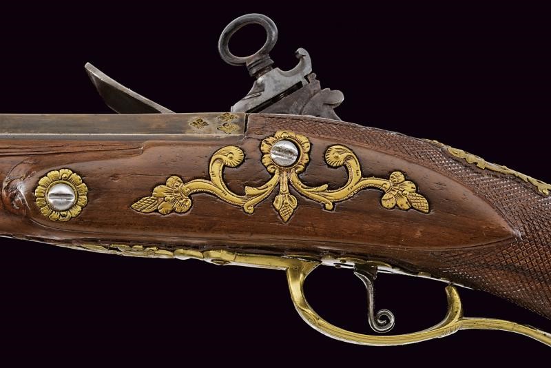 Fusile a micheletta, canna liscia in due ordini, Napoli (circa 1800)