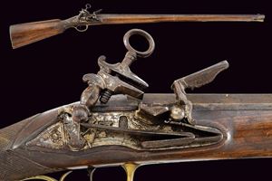 A rare miquelet lock carbine with rifled barrel