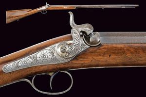 A percussion gun signed Zlaoue