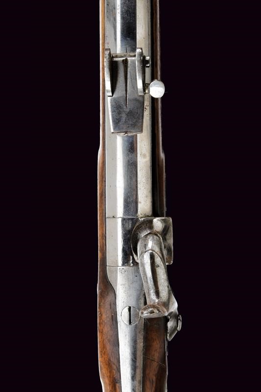 Carabina a luminello tipo svizzero, mod. 1851 (Genova), con baionetta, 1860