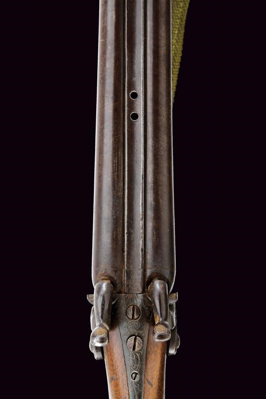 Inghilterra, Drilling a luminello con due canne superiori lisce e canna inferiore rigata (metà XI...