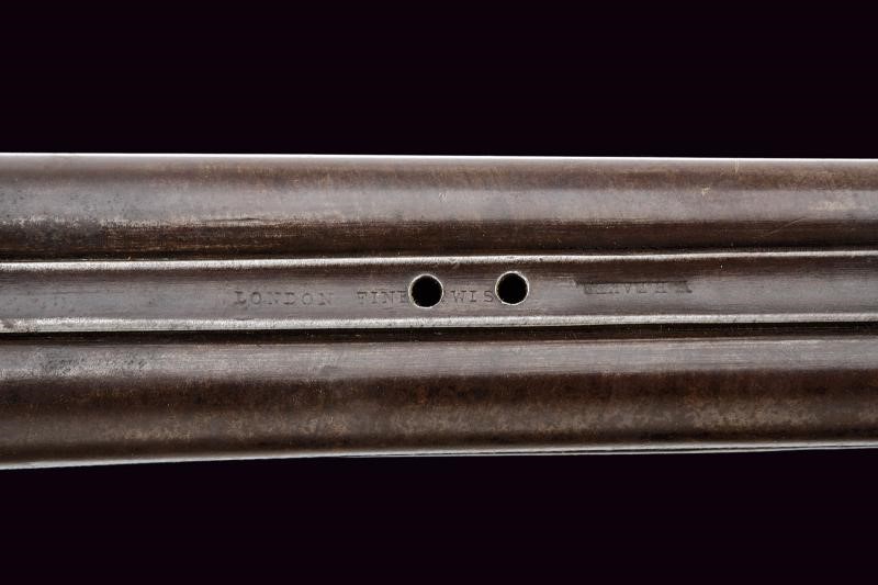 Inghilterra, Drilling a luminello con due canne superiori lisce e canna inferiore rigata (metà XI...
