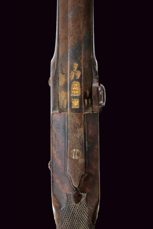 Michele Cognietti, Raro fucile a luminello con cane a percussione laterale, 1829