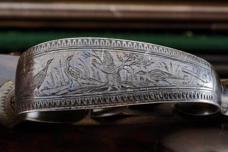 Joseph Manton, Doppietta a luminello in cassetta, canne in damasco (cal. 17,4 mm) – prima metà XI...