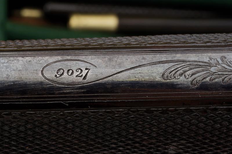 Joseph Manton, Doppietta a luminello in cassetta, canne in damasco (cal. 17,4 mm) – prima metà XI...