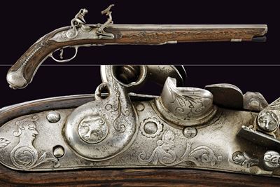 Pistola da fonda alla fiorentina, cal. 13 mm, Anghiari (prima metà del XVIII secolo)