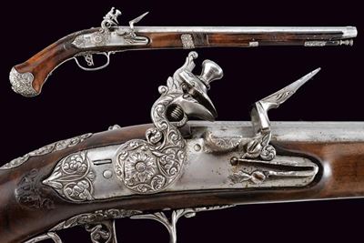 Lazarino Cominazzo, Pistola bresciana a pietra focaia, seconda metà del XVII secolo