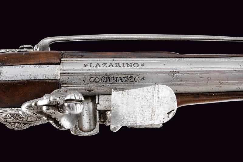 Lazarino Cominazzo, Pistola bresciana a pietra focaia, seconda metà del XVII secolo