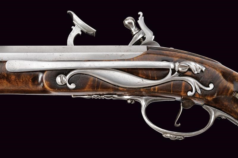 Pistole da fonda alla fiorentina, Toscana, canne lisce a due ordini (circa 1700)