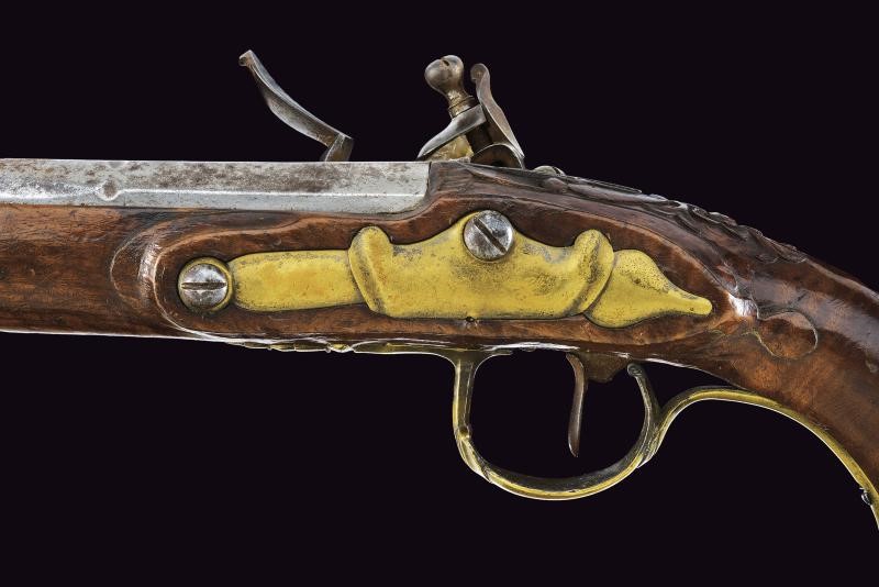 Germania, Paio di pistole a pietra focaia, cal. 10,5 mm, XVIII secolo