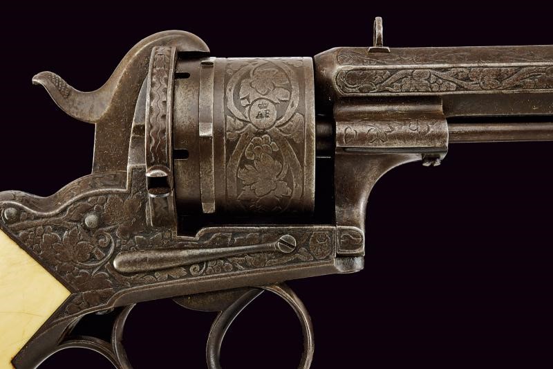 E. Lefaucheux, Revolver a spillo, tecnica “Belgio”, circa 1870