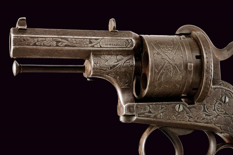 E. Lefaucheux, Revolver a spillo, tecnica “Belgio”, circa 1870