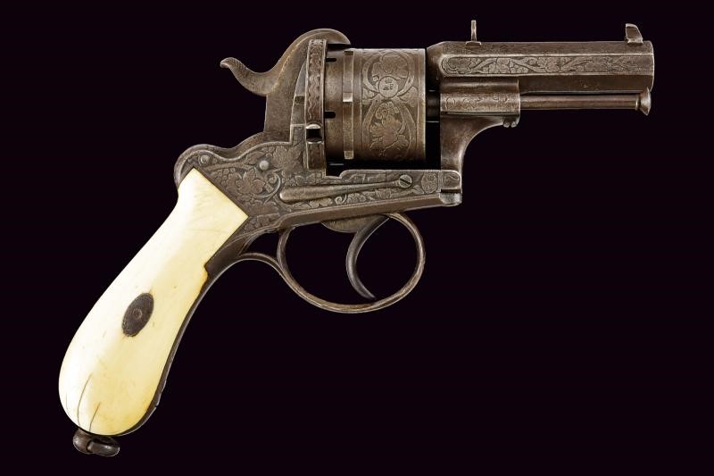 E. Lefaucheux, Revolver a spillo, tecnica “Belgio”, circa 1870
