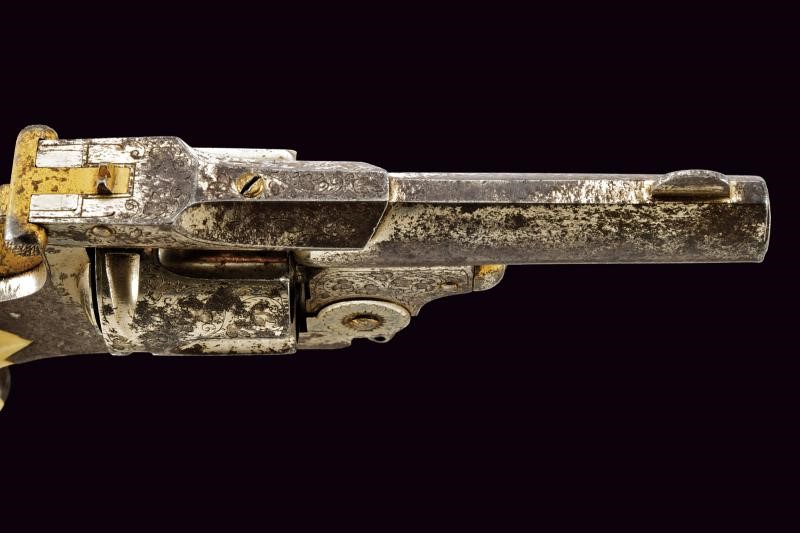 Arma da fuoco, revolver a percussione centrale con tamburo a cinque colpi, cal. 8,8 mm, circa 188...