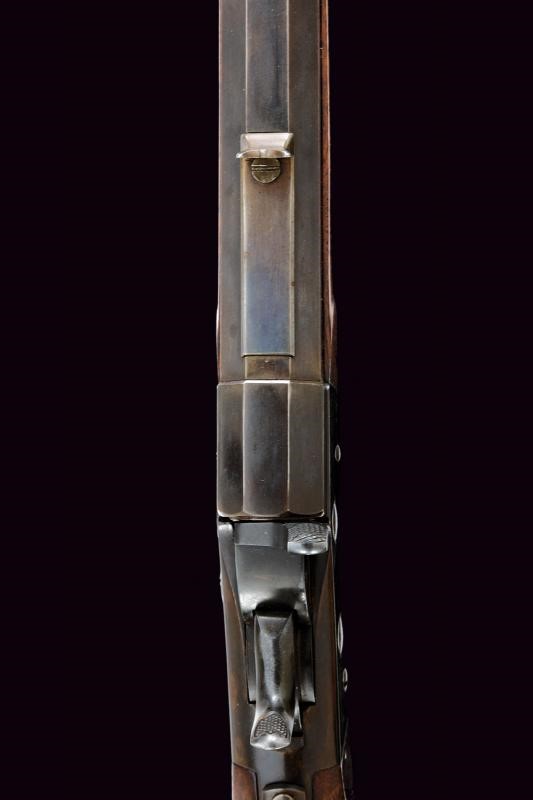 Remington, Fucile da bersaglio a colpo singolo a retrocarica, canna rigata ottagonale, cal. 10 mm...