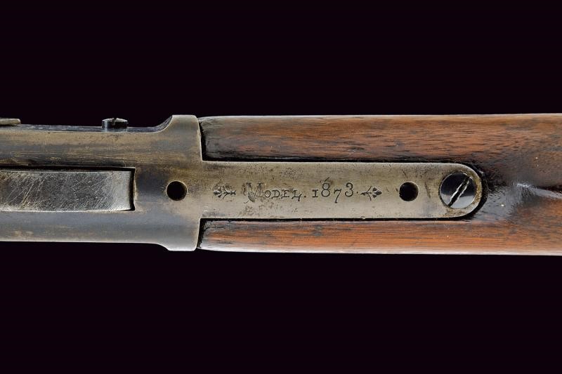 Fucile Winchester Model 1873 Musket, carabina/lanciatore a percussione, metallo e legno (USA), ci...