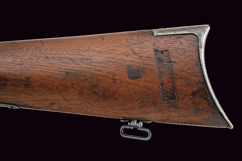 Fucile Winchester Model 1873 Musket, carabina/lanciatore a percussione, metallo e legno (USA), ci...