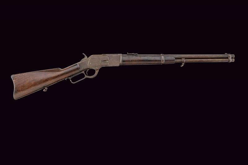 Winchester, Carabina Model 1873 (Winchester Model 1873 Carbine) calibro .44 W.C.F., canna rigata ...