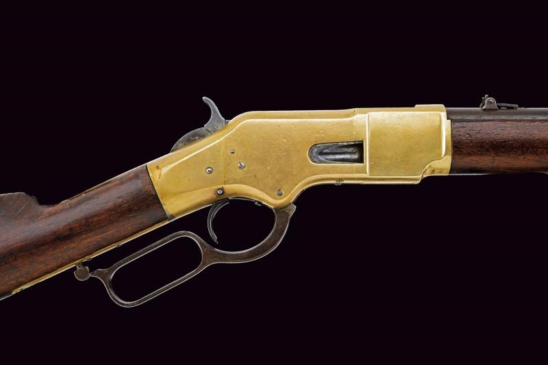 Winchester, Carabine modello 1866 “Yellow Boy”, terzo modello (brevetto King) cal. 44 rimfire, 18...