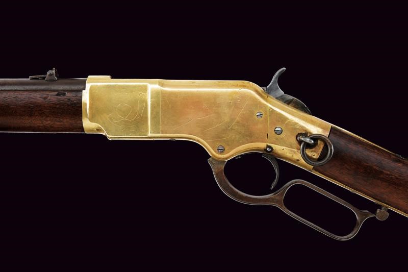 Winchester, Carabine modello 1866 “Yellow Boy”, terzo modello (brevetto King) cal. 44 rimfire, 18...