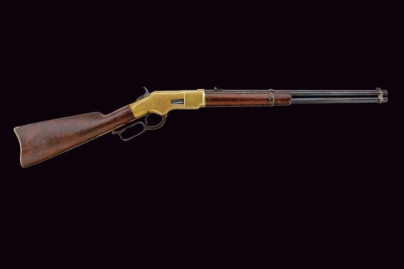 Winchester, Carabine modello 1866 “Yellow Boy”, terzo modello (brevetto King) cal. 44 rimfire, 18...