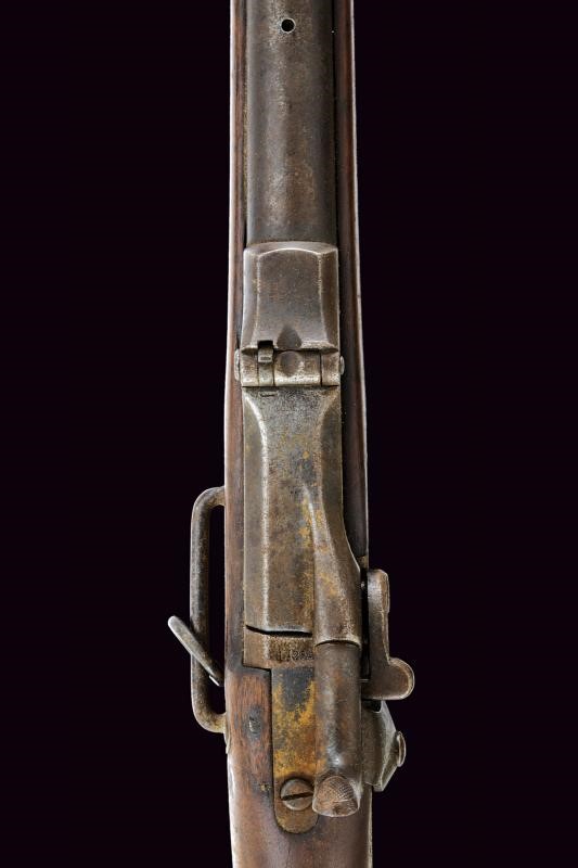 Carabina Model 1873 “Trapdoor”, arma USA, canna rigata e otturatore a percussione centrale