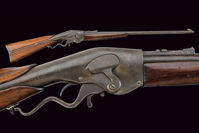 Evans, Evans Repeating Rifle (fucile a leva), .44 (Transition/New Model, anni 1873-1879)